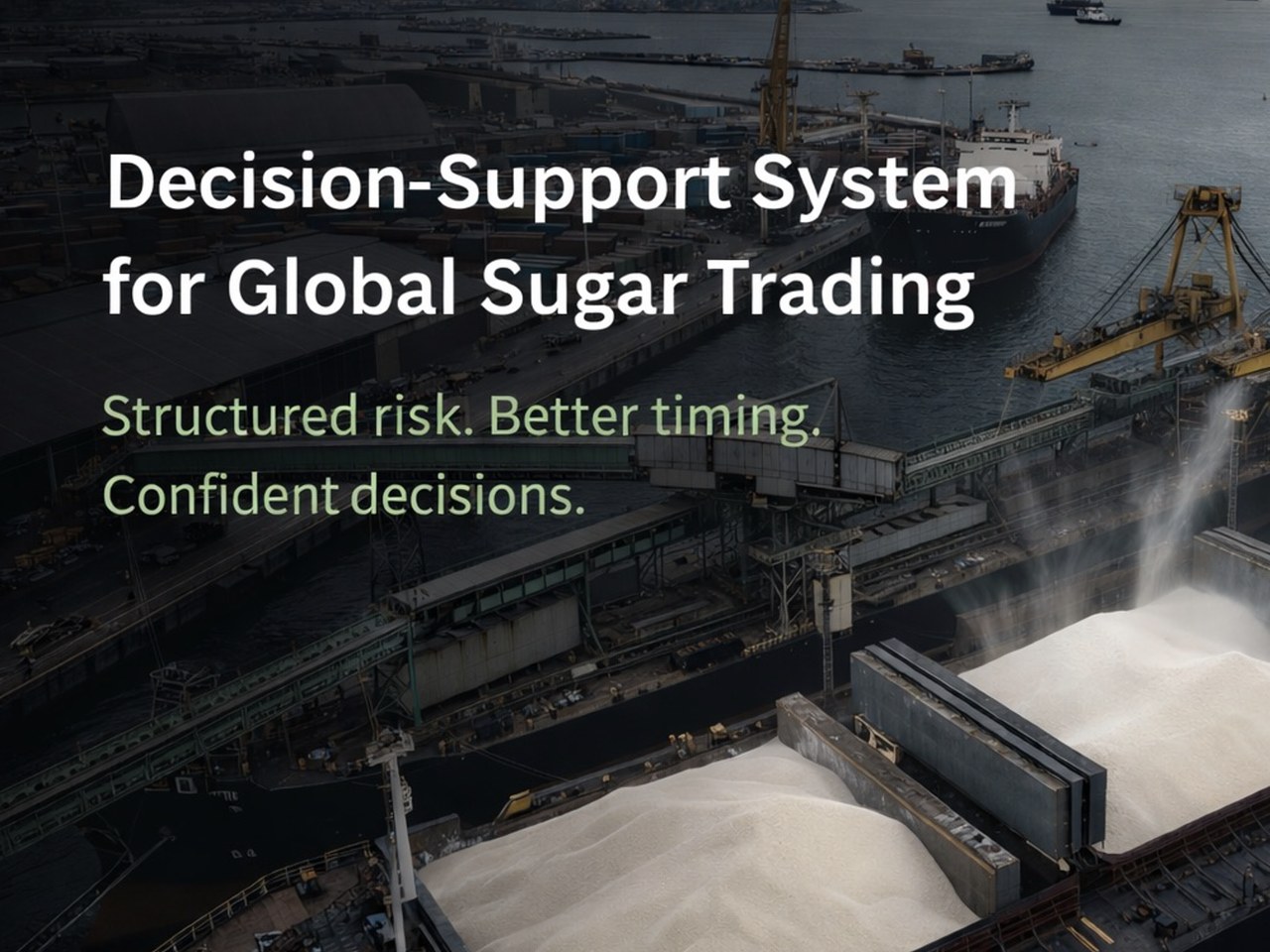 Decision-support system for global sugar trading — project cover
